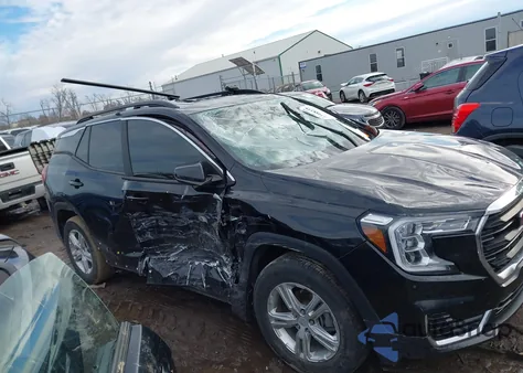 2022 GMC Terrain Fwd Sle z USA, uszkodzony, nr VIN 3GKALMEV4NL146679